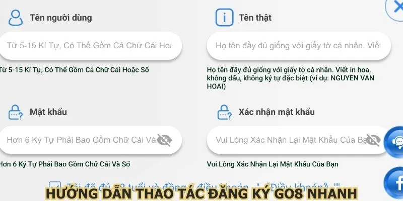 Hướng dẫn thao tác đăng ký nhanh trong 1 phút